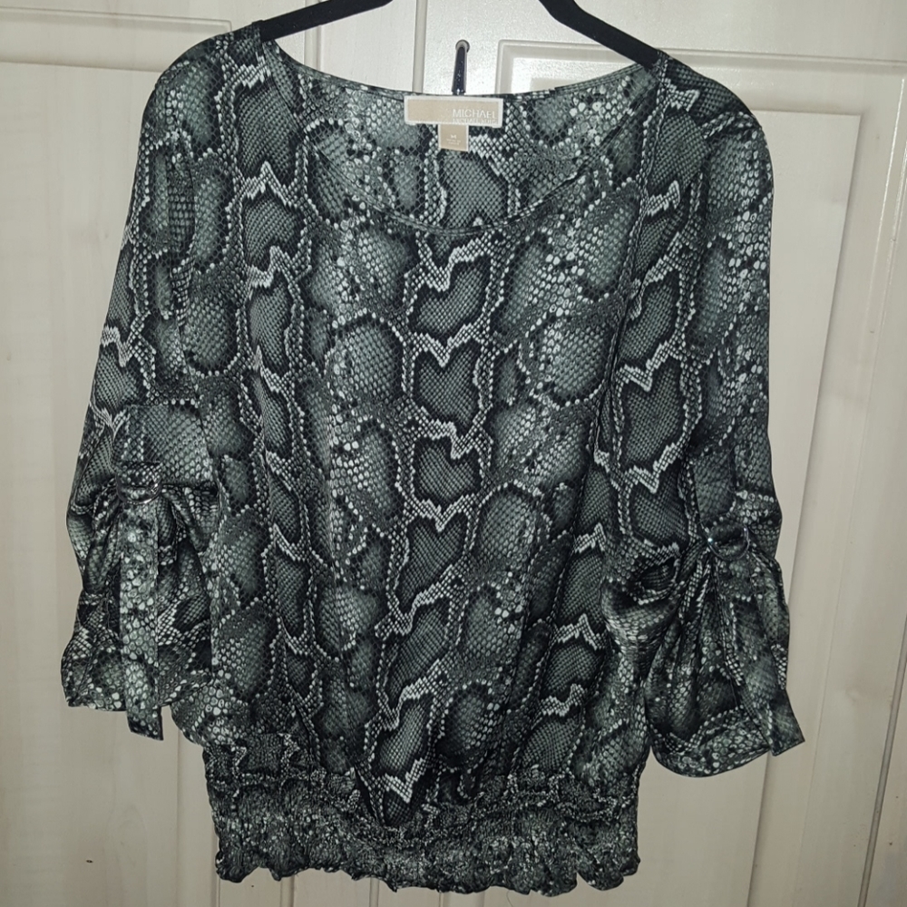 MICHAEL KORS SILKY TUNIC Medium